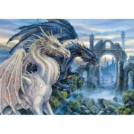 Couple de Dragons Mystiques