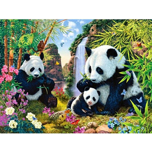 Famille Panda Tout Mignon