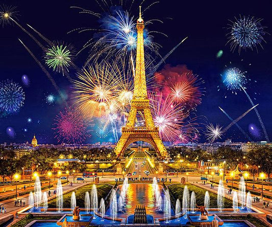 Feux d'Artifice & Tour Eiffel