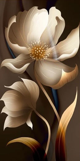 Fleur d'Orchidée Dorée