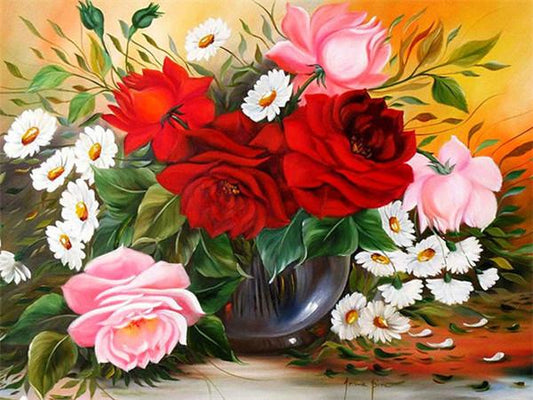 Bouquet de Fleurs dans un Vase