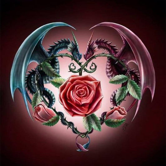 Dragons Opposés & Roses
