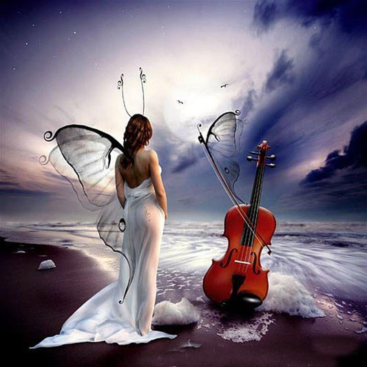 Femme Papillon & Violoncelle