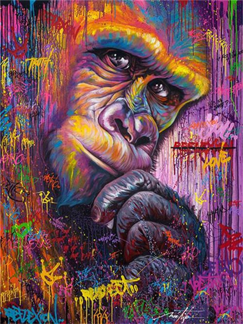 Gorille En Grafitti