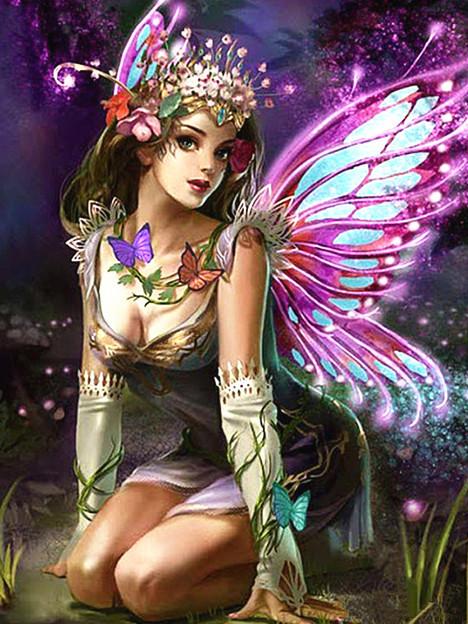 Jolie Femme Papillon