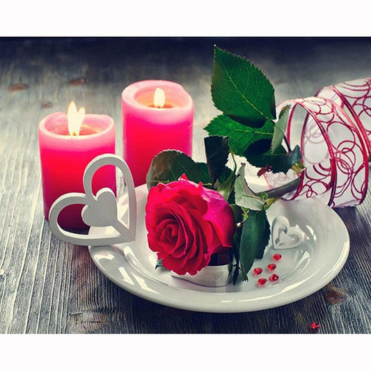 Rose & Bougies Ambiance Romantique